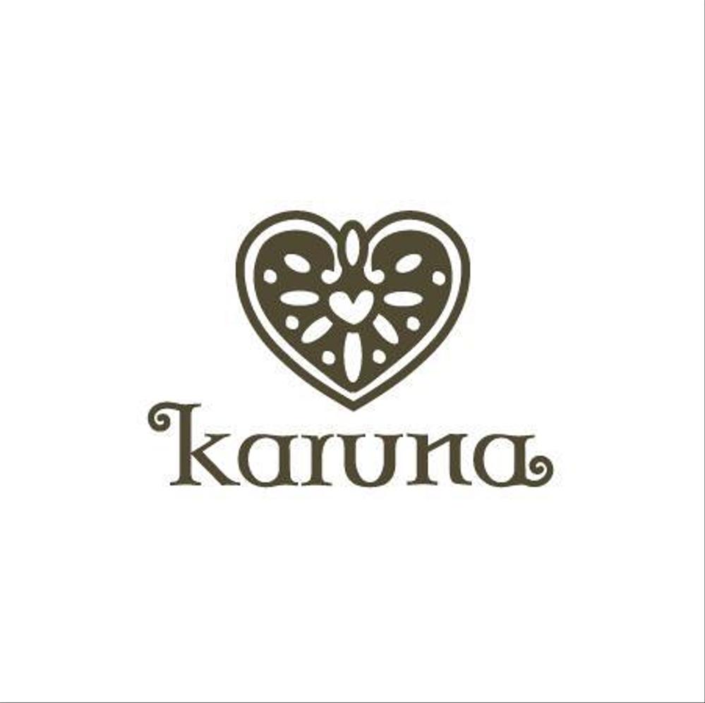 「Karuna」のロゴ作成