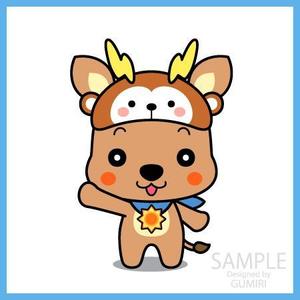 Gumiri ()さんの【当選報酬16万円】シカの被り物をしたサルのキャラクターデザインコンペへの提案