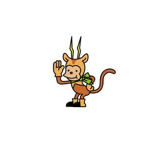 noraya_jr (noraya_jr)さんの【当選報酬16万円】シカの被り物をしたサルのキャラクターデザインコンペへの提案