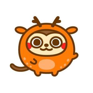 ParuNaka (parunaka)さんの【当選報酬16万円】シカの被り物をしたサルのキャラクターデザインコンペへの提案