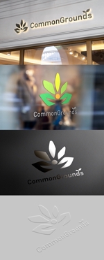 shirokuma_design (itohsyoukai)さんの何かができるきっかけを作る場「CommonGrounds」のロゴへの提案