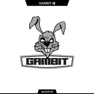 queuecat (queuecat)さんの車のパーツブランド「GAMBIT」うさぎのキャラクターデザインへの提案