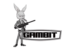 森本利 (toshi-morimori)さんの車のパーツブランド「GAMBIT」うさぎのキャラクターデザインへの提案