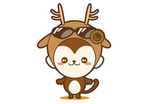 たき (tkiz629)さんの【当選報酬16万円】シカの被り物をしたサルのキャラクターデザインコンペへの提案
