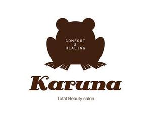 さんの「Karuna」のロゴ作成への提案