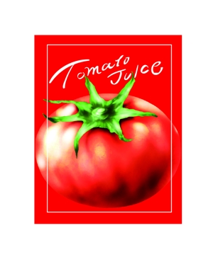 abi_sadaさんのトマトジュース500ml、80mlビンのラベルデザインへの提案