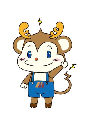 satowa (satowa)さんの【当選報酬16万円】シカの被り物をしたサルのキャラクターデザインコンペへの提案