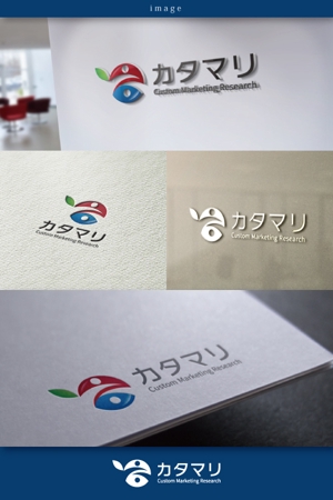 coco design (tomotin)さんのマーケティング・マッチングサービス「カタマリ」のロゴへの提案