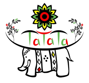 似顔絵師神田拓 (talanchula)さんのエスニックショップ「tatata」のロゴ作成への提案