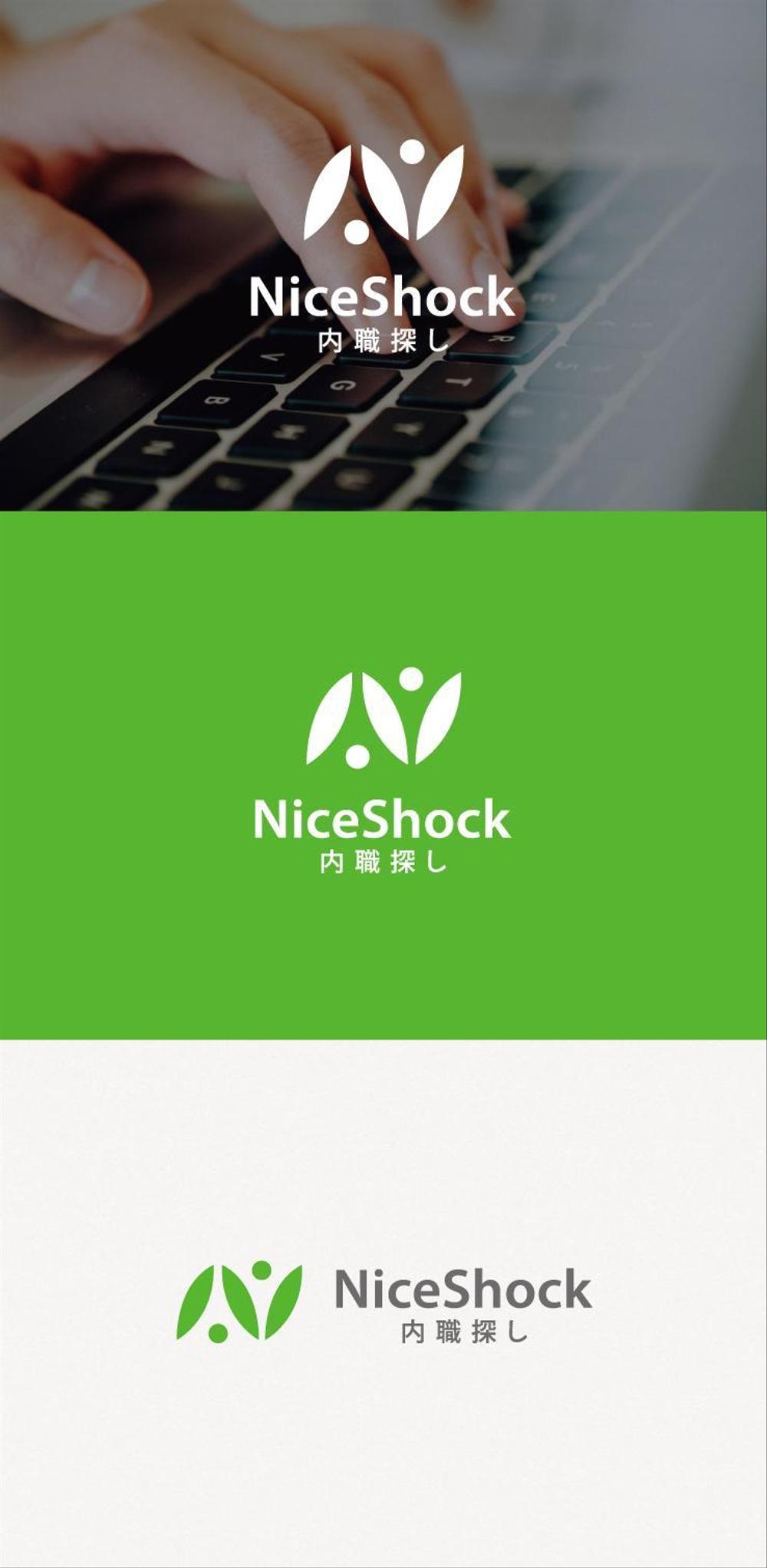 ポータルサイト「内職探し【NiceShock】」のロゴ作成