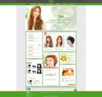 kei (kei_1213)さんの美容室のホームページTOPラフ制作※コーディング無しへの提案