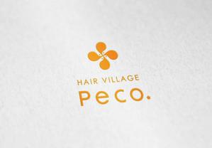 ALTAGRAPH (ALTAGRAPH)さんの新規開業美容室 ｢hair village Peco｣のロゴデザインへの提案