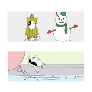 さんの犬のイラスト12点（カレンダー用）への提案