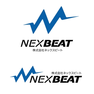 taka design (taka_design)さんの「NEXBEAT 株式会社ネックスビート」のロゴ作成への提案