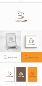 DeeDeeGraphics (DeeDeeGraphics)さんのリフォーム会社「Reform JAM」ロゴ制作への提案
