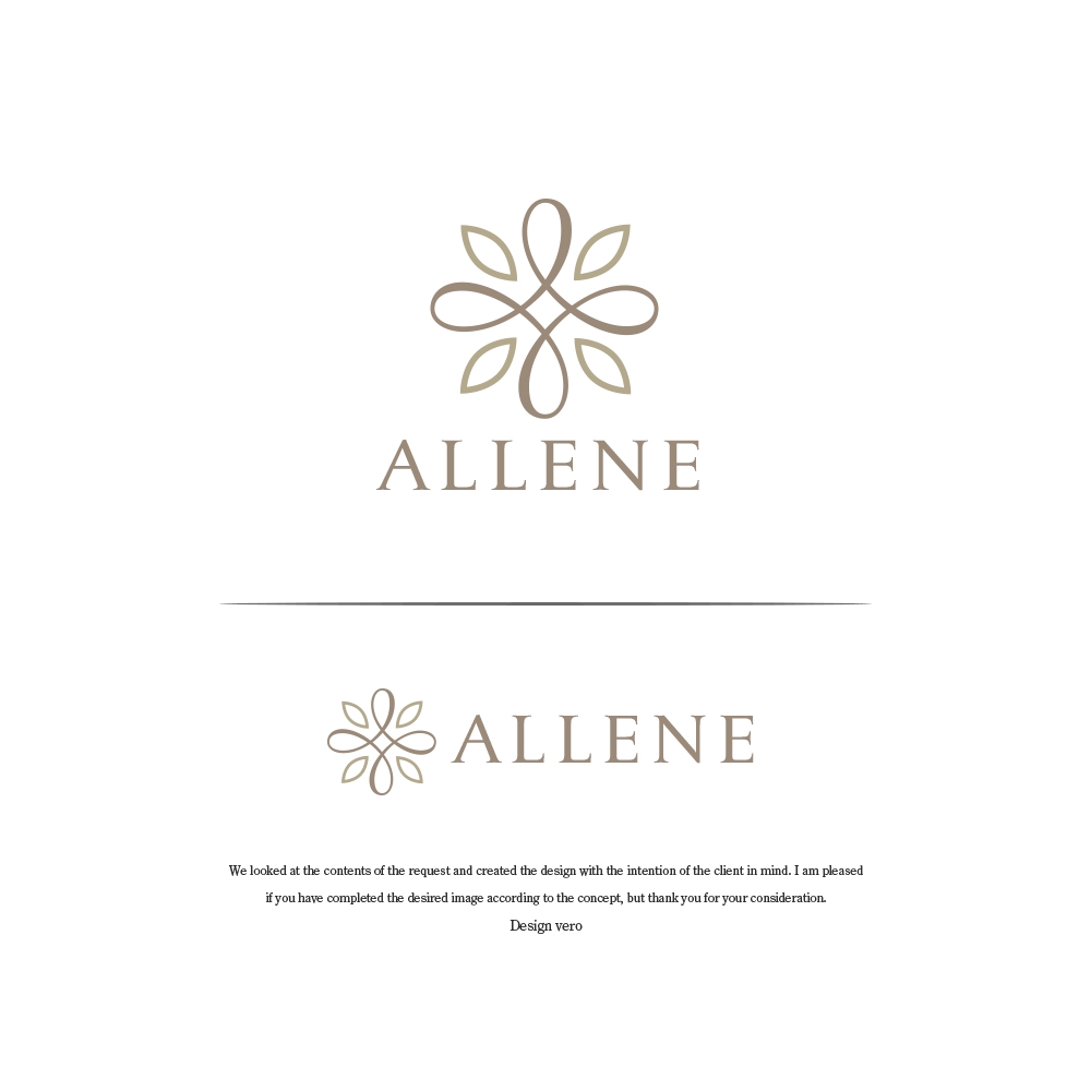 ※急募※化粧品ブランド【ALLENE】ロゴデザイン