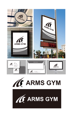King_J (king_j)さんの格闘技・キックボクササイズ ジム「ARMS-GYM」のロゴへの提案