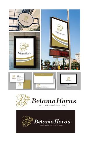 King_J (king_j)さんのウエディングドレスショップ「Belamo Floras」のロゴへの提案