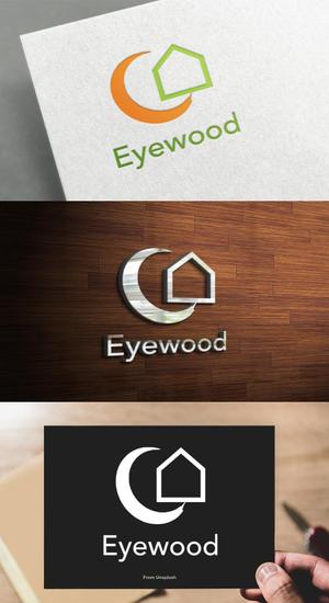 athenaabyz ()さんの住宅会社の社名「Eyewood株式会社」のロゴへの提案