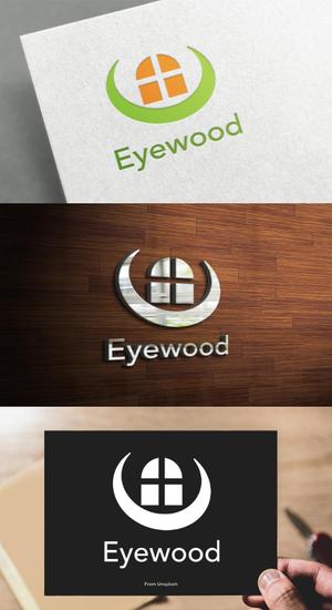 athenaabyz ()さんの住宅会社の社名「Eyewood株式会社」のロゴへの提案