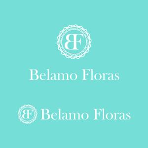 stack (stack)さんのウエディングドレスショップ「Belamo Floras」のロゴへの提案