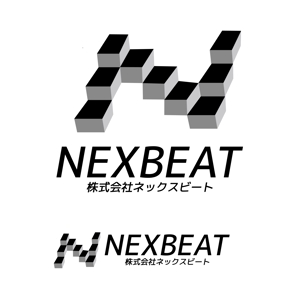 free13さんの「NEXBEAT 株式会社ネックスビート」のロゴ作成への提案