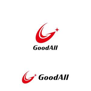 marutsuki (marutsuki)さんのハンバーグ、鉄板焼飲食店運営会社「GoodAll」のロゴへの提案