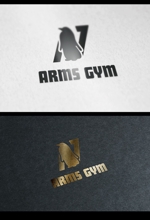  chopin（ショパン） (chopin1810liszt)さんの格闘技・キックボクササイズ ジム「ARMS-GYM」のロゴへの提案