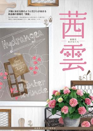 コリンパレット (corinpalette)さんの母の日用アジサイ鉢物品種ポスターデザインへの提案