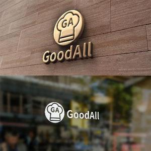 一般社団法人ビーコムサポート  (challenge-osaka)さんのハンバーグ、鉄板焼飲食店運営会社「GoodAll」のロゴへの提案