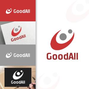 charisabse ()さんのハンバーグ、鉄板焼飲食店運営会社「GoodAll」のロゴへの提案