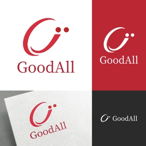 venusable ()さんのハンバーグ、鉄板焼飲食店運営会社「GoodAll」のロゴへの提案