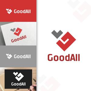 charisabse ()さんのハンバーグ、鉄板焼飲食店運営会社「GoodAll」のロゴへの提案