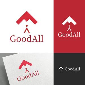 venusable ()さんのハンバーグ、鉄板焼飲食店運営会社「GoodAll」のロゴへの提案