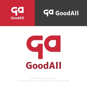 musaabez ()さんのハンバーグ、鉄板焼飲食店運営会社「GoodAll」のロゴへの提案