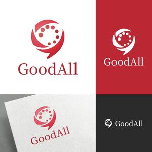 venusable ()さんのハンバーグ、鉄板焼飲食店運営会社「GoodAll」のロゴへの提案