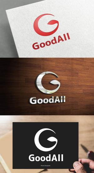 athenaabyz ()さんのハンバーグ、鉄板焼飲食店運営会社「GoodAll」のロゴへの提案