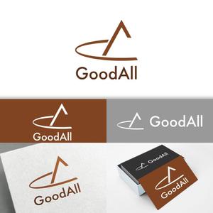 minervaabbe ()さんのハンバーグ、鉄板焼飲食店運営会社「GoodAll」のロゴへの提案