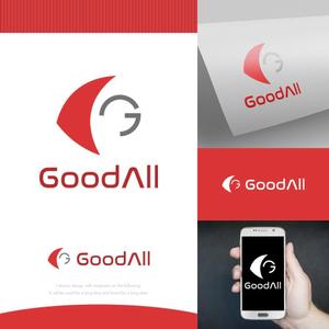 fortunaaber ()さんのハンバーグ、鉄板焼飲食店運営会社「GoodAll」のロゴへの提案