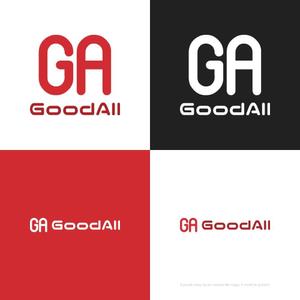 themisably ()さんのハンバーグ、鉄板焼飲食店運営会社「GoodAll」のロゴへの提案