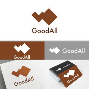 minervaabbe ()さんのハンバーグ、鉄板焼飲食店運営会社「GoodAll」のロゴへの提案