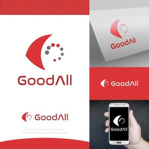 fortunaaber ()さんのハンバーグ、鉄板焼飲食店運営会社「GoodAll」のロゴへの提案