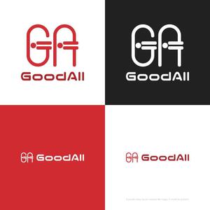 themisably ()さんのハンバーグ、鉄板焼飲食店運営会社「GoodAll」のロゴへの提案