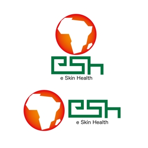 kan54fishさんの海外協力で使用する皮膚科遠隔診療システムのロゴへの提案