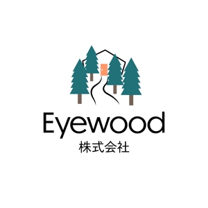 BUTTER GRAPHICS (tsukasa110)さんの住宅会社の社名「Eyewood株式会社」のロゴへの提案