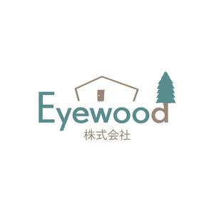 BUTTER GRAPHICS (tsukasa110)さんの住宅会社の社名「Eyewood株式会社」のロゴへの提案