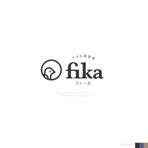 Ü design (ue_taro)さんのこども写真館併設の美容室「小さな美容室 fika フィーカ」のオープンに伴うロゴ依頼への提案