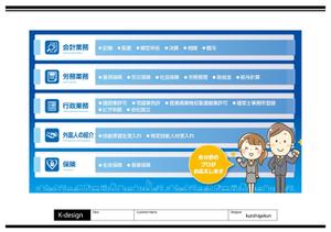 K-Design (kurohigekun)さんの事務所入口の壁面看板への提案