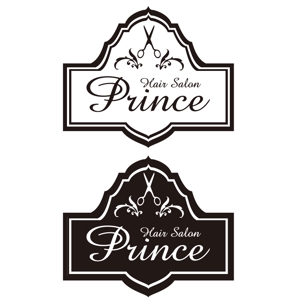 CHANA DESIGN (Chana)さんのヘアサロン「PRINCE」のロゴ作成への提案