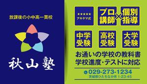 kokekokeko ()さんの学習塾「秋山塾」の店舗看板デザイン制作への提案